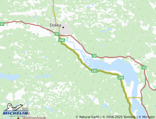 MICHELIN Kverndalskroken map - ViaMichelin