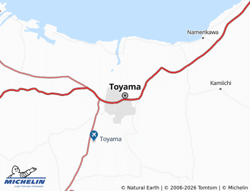 Mappa MICHELIN Toyama - ViaMichelin