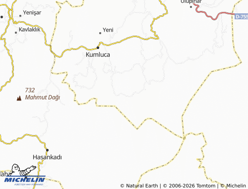 MICHELIN-Landkarte Kızıllar - ViaMichelin