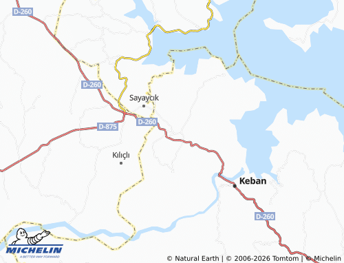 MICHELIN Denizli map - ViaMichelin