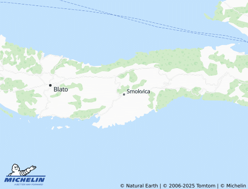 MICHELIN Smokvica map - ViaMichelin