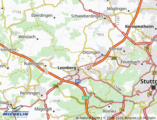 MICHELIN Höfingen map - ViaMichelin
