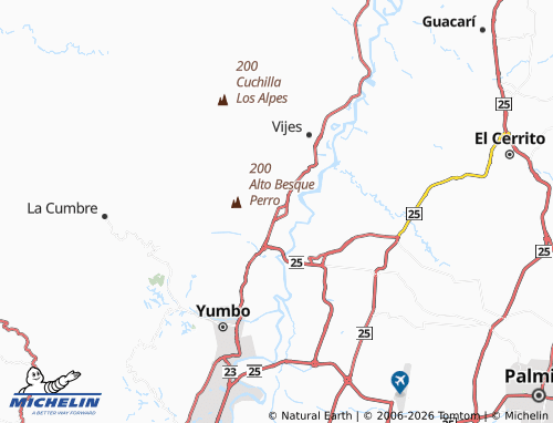 Carte MICHELIN San Marcos - ViaMichelin