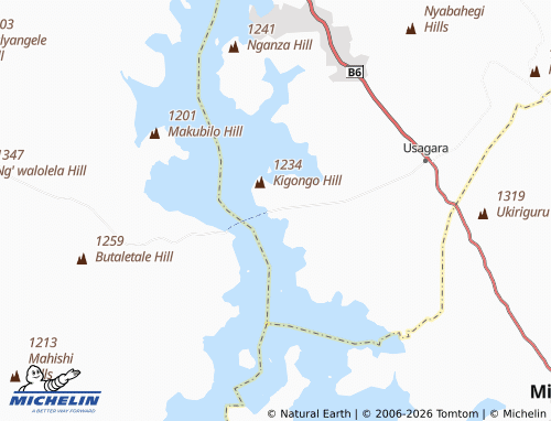 Mapa MICHELIN Kigongo - ViaMichelin