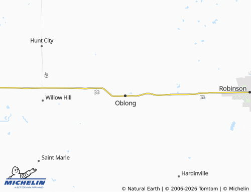 Mappa MICHELIN Oblong - ViaMichelin