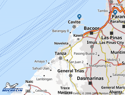 MICHELIN Ligtong 1 map - ViaMichelin