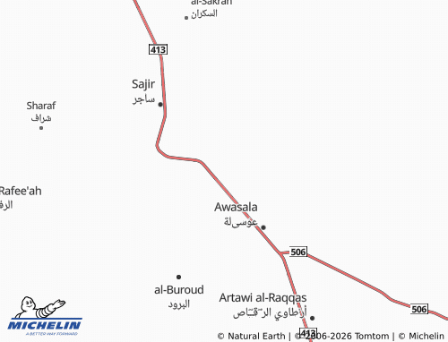 Kaart MICHELIN Musharrafah - ViaMichelin