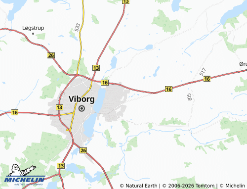 MICHELIN-Landkarte Houlkær - ViaMichelin