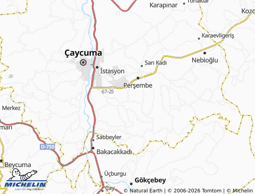 MICHELIN Kerimler map - ViaMichelin
