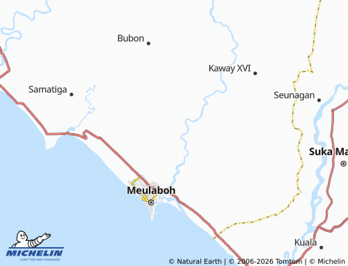 MICHELIN Alue Tampak map - ViaMichelin