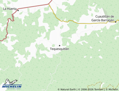 MICHELIN Tequesquitlán map - ViaMichelin