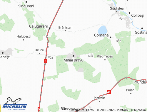 Mappa MICHELIN Mihai Bravu - ViaMichelin