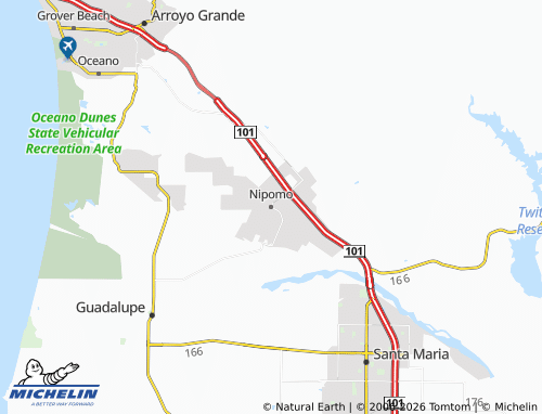 Mapa MICHELIN Nipomo - ViaMichelin