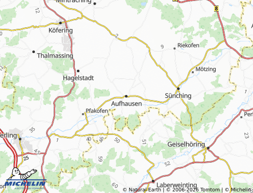 Mappa MICHELIN Aufhausen - ViaMichelin