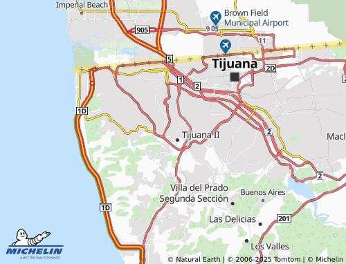 MICHELIN Jardines del Rubí map - ViaMichelin