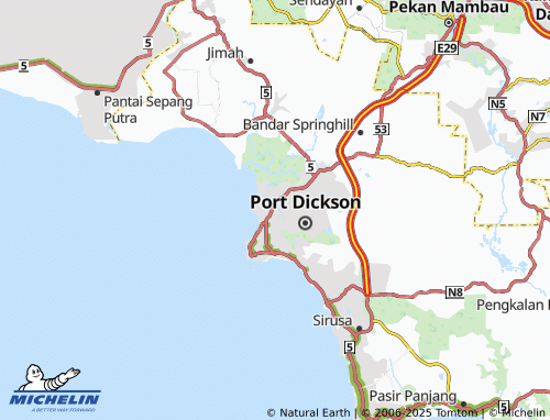 MICHELIN Taman Pertama map - ViaMichelin