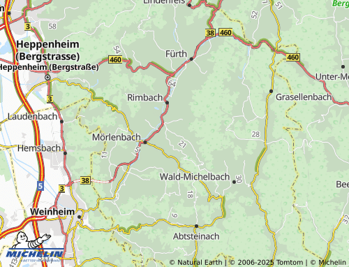 MICHELIN-Landkarte Zotzenbach - ViaMichelin