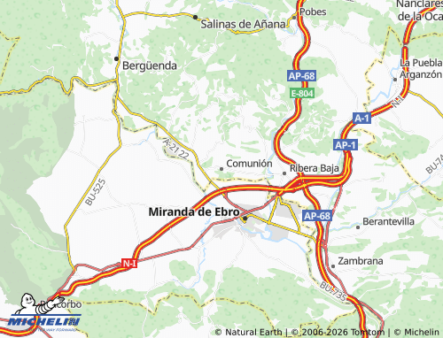 MICHELIN Comunión map - ViaMichelin