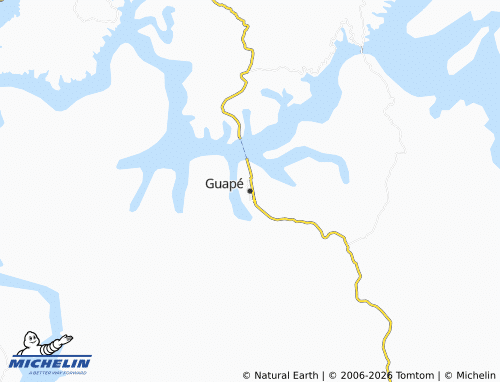 MICHELIN-Landkarte Guapé - ViaMichelin