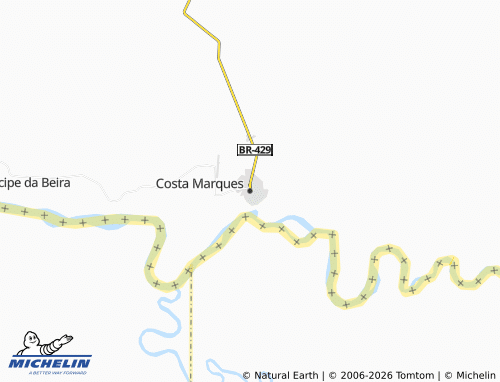 Mapa MICHELIN Costa Marques - ViaMichelin