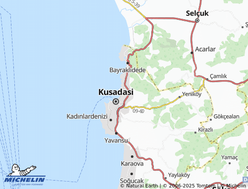 MICHELIN Türkmen map - ViaMichelin