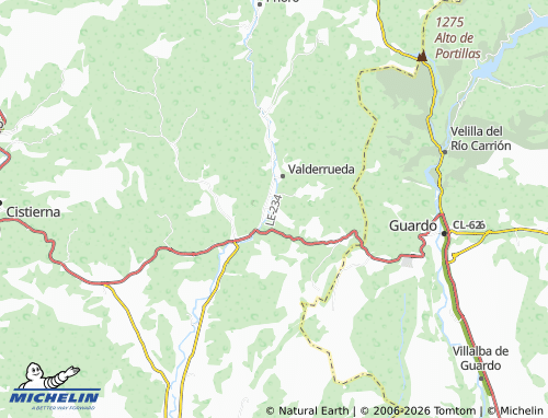 MICHELIN Soto de Valderrueda map - ViaMichelin