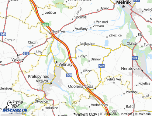 Mappa MICHELIN Zlosyň - ViaMichelin