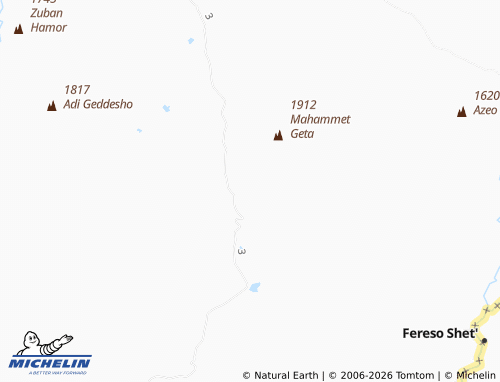 MICHELIN Adi Andil map - ViaMichelin