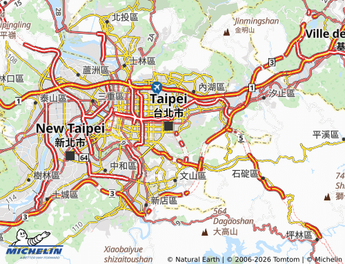 MICHELIN Xinyi District map - ViaMichelin