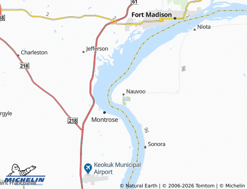 Mapa MICHELIN Nauvoo - ViaMichelin