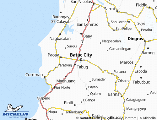 MICHELIN Caunayan map - ViaMichelin
