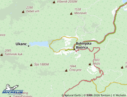 Mapa MICHELIN Savica - ViaMichelin
