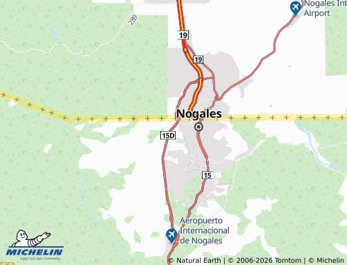 MICHELIN Mariposas map - ViaMichelin