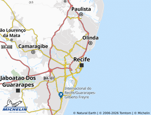 Mapa MICHELIN Encruzilhada - ViaMichelin