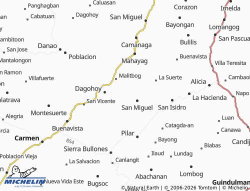Mappa MICHELIN Caluasan - ViaMichelin