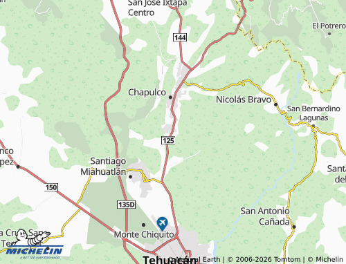 MICHELIN La Colonia map - ViaMichelin