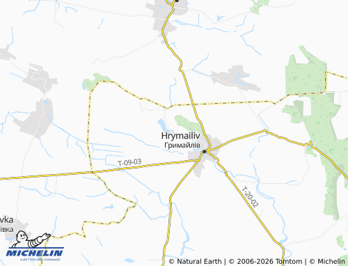 Mappa MICHELIN Hlibiv - ViaMichelin