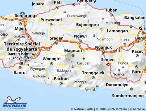MICHELIN Magetan map - ViaMichelin