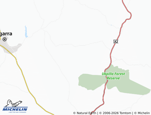 MICHELIN Oku map - ViaMichelin