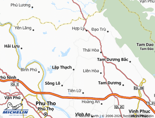 MICHELIN Xuân Hòa map - ViaMichelin
