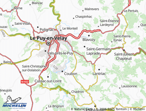 Carte MICHELIN Orzilhac - ViaMichelin