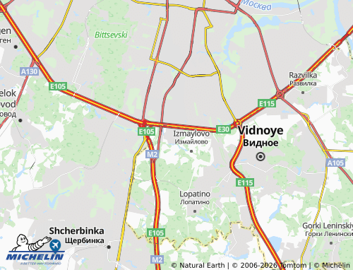 Carte MICHELIN Dubrovskiy - ViaMichelin