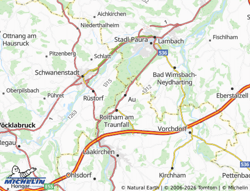 MICHELIN Au map - ViaMichelin