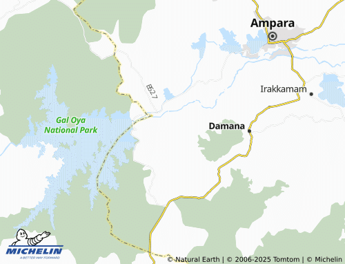 MICHELIN Hindakalugama map - ViaMichelin
