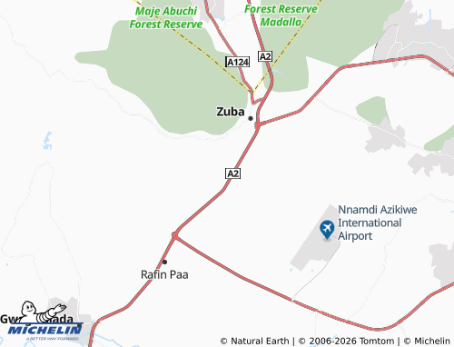 Mappa MICHELIN Tunga Maje - ViaMichelin