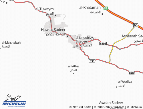 MICHELIN-Landkarte Ghirnatah - ViaMichelin