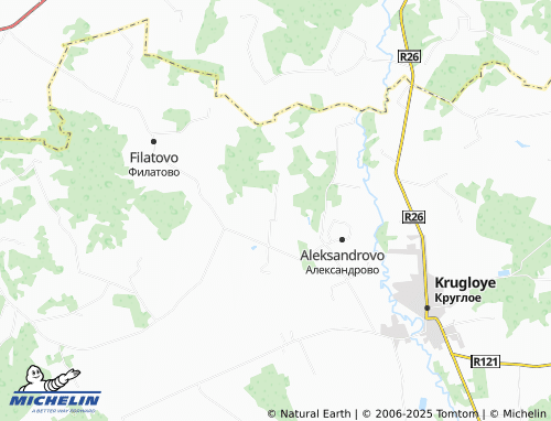 Kaart MICHELIN Skuraty - ViaMichelin