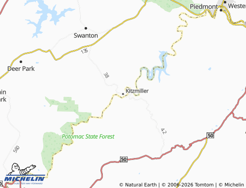 Mapa MICHELIN Kitzmiller - ViaMichelin
