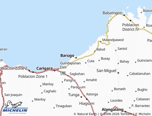MICHELIN Poblacion District 1 map - ViaMichelin