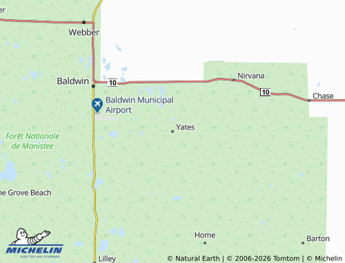 Mappa MICHELIN Yates - ViaMichelin